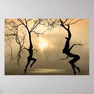 Poster Dancing Trees