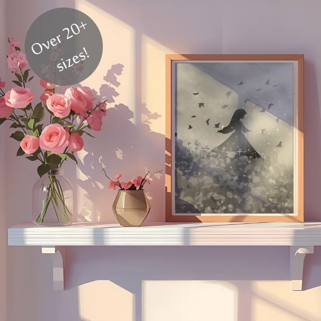 Poster Dancing with birds I (Créateur téléchargé)