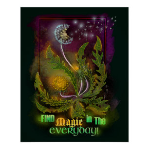 Poster Dandelion Magic in Everyday !