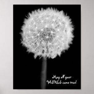 Poster Dandelion : "Que tous vos voeux se réalisent !" Po