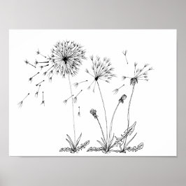 Poster Dandelions