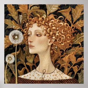 Poster Dandelions Art Imprimer