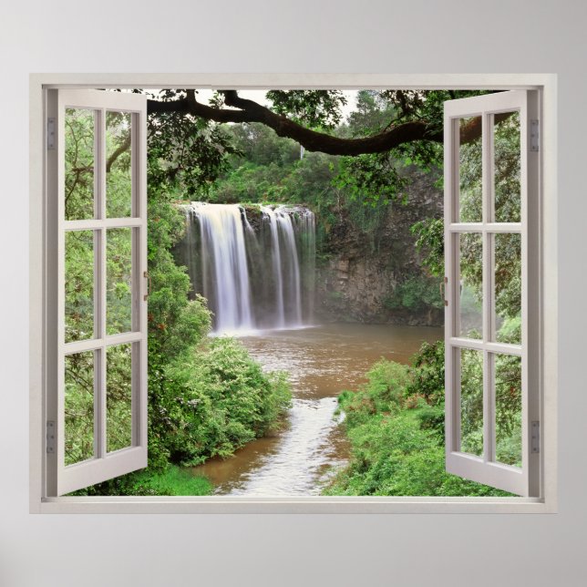 Poster Dangar falls, Australie (Devant)