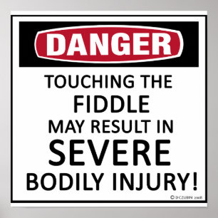 Poster Danger Fiddle