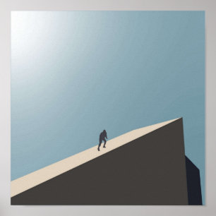 Poster daniel caesar freudian pochette d'album minimale