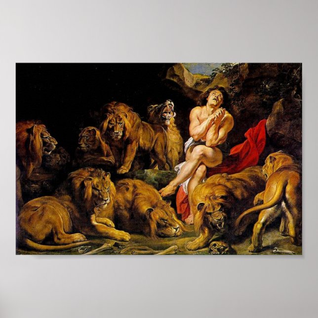 Poster Daniel dans le parc des lions (Devant)
