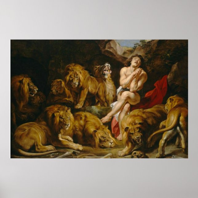 POSTER DANIEL DANS LES LIONS DEN (Devant)
