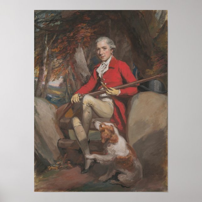 Poster Daniel Gardne Portrait de Jonas Langford Brooke (Devant)