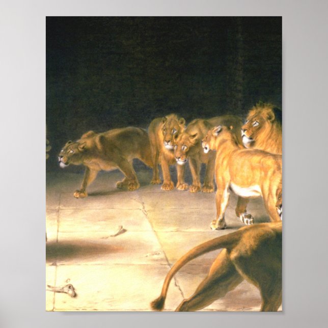 Poster Daniel Répond Au Roi En Lions Den Briton Riviere (Devant)