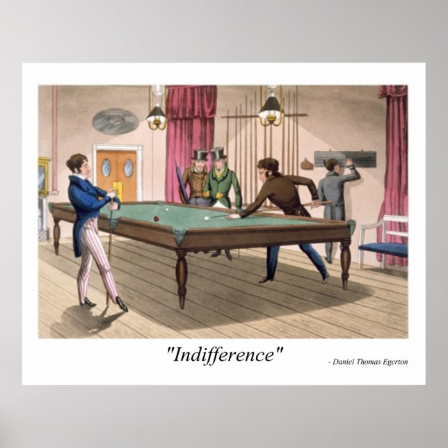 Poster Daniel Thomas Egerton-Indifférence (Devant)