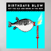Poster d'anniversaire amusant pour adultes