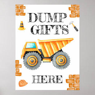 Poster d'anniversaire de construction d'aquarelle