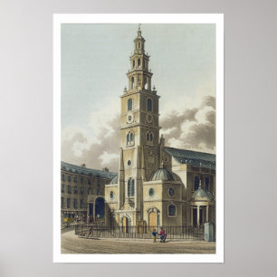 Poster Danois église, pub de St Clement. par Rudolph