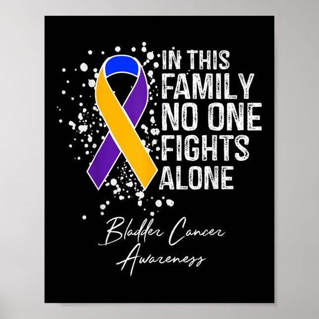 Poster Dans cette famille combat seul le cancer de la ves (Devant)