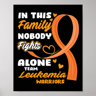 Poster Dans Cette Famille Personne ne combat seul Team Le