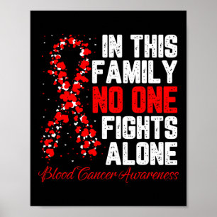 Poster Dans cette famille personne ne se bat seul contre