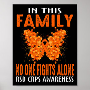 Poster Dans Cette Famille, Personne Ne Se Battre Seul Crp