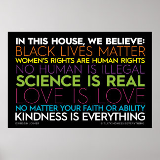 Poster Dans Cette Maison... La gentillesse est tout signe