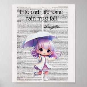Poster Dans chaque vie, il doit pleuvoir — Longfellow
