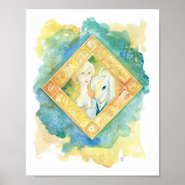 Poster Dans la couverture de la Cour des Dragons (Devant)