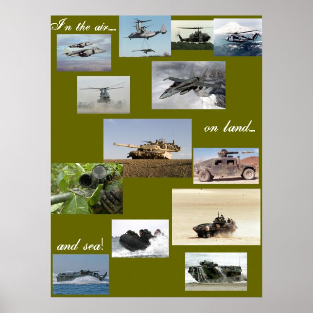 Poster Dans l'air terrestre et maritime (Devant)