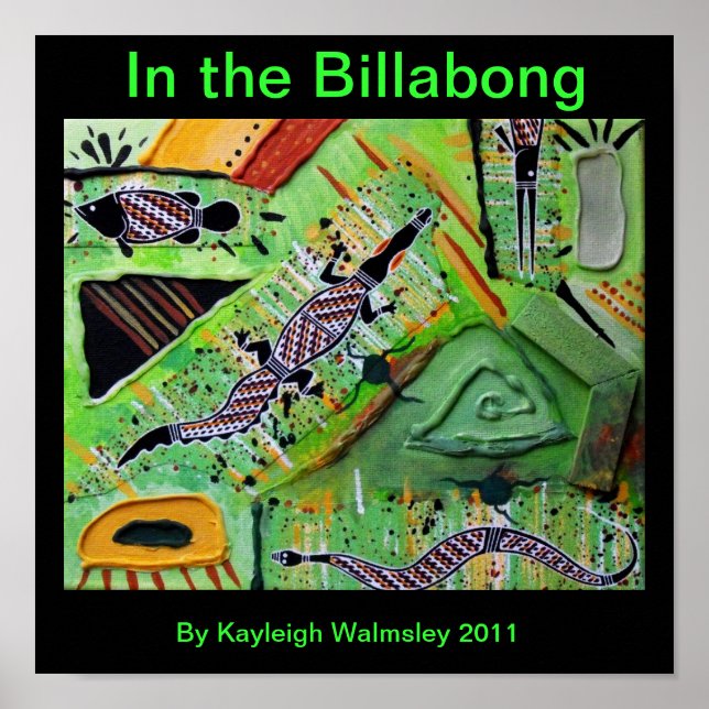 Poster Dans le Billabong (Devant)