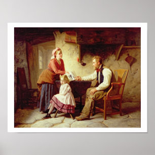 Poster Dans le déshonneur, 1875 (huile sur la toile)