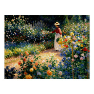 Poster Dans le jardin