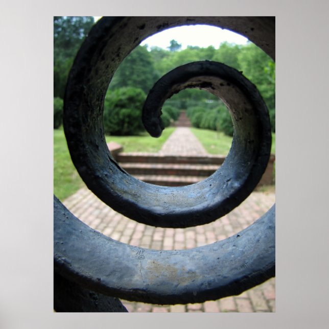 Poster Dans le jardin (Devant)