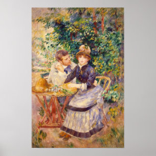 Poster Dans le jardin, par Pierre-Auguste Renoir
