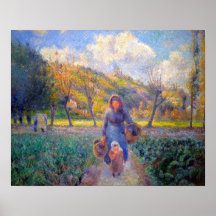 Dans le jardin végétal Camille Pissarro 1881
