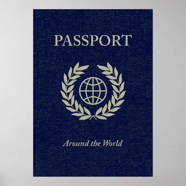 Poster dans le monde : passeport (Devant)