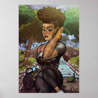 Poster Dans Le Parc