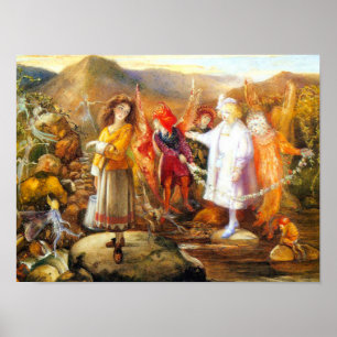 Poster Dans le pays des fées John Anster Fitzgerald