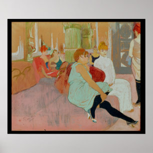 Poster Dans le salon au DES Moulins de rue, 1894