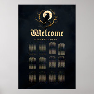 Poster Dans les ténèbres de la nuit” – Le messager silenc