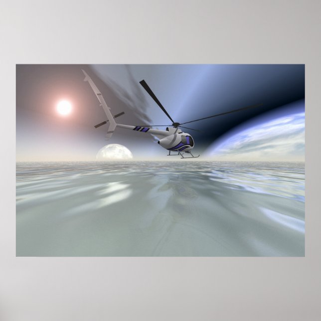 Poster Dans l'espace (Devant)