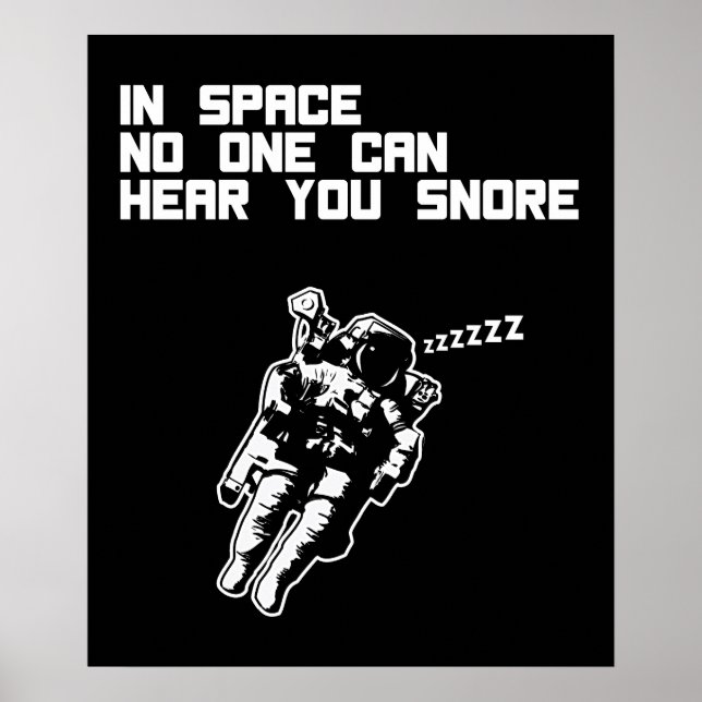 Poster Dans l'espace, personne ne peut vous entendre ronf (Devant)