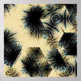 Poster Dans l'ombre de la couleur beige