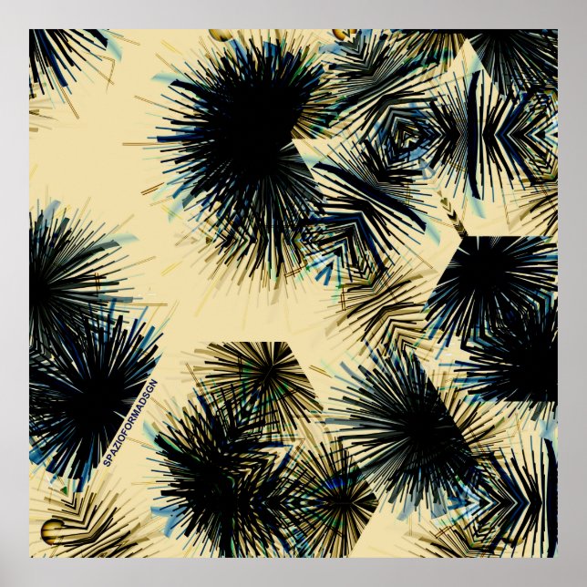 Poster Dans l'ombre de la couleur beige (Devant)