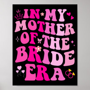 Poster Dans Ma Mère De L'Époque Mariée Mariage Bacheloret
