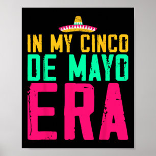 Poster Dans Mon Cinco De Mayo Era Nacho Fête Moyenne