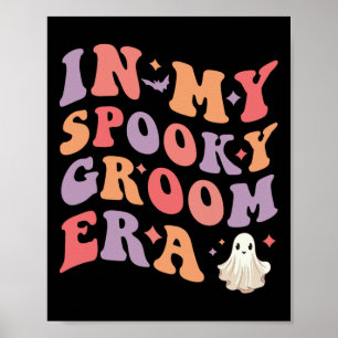 Poster Dans Mon Éffrayant Groom Era Halloween Mariage Gro