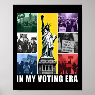Poster Dans Mon Ère De Vote Harris Wheimer Élection Prési