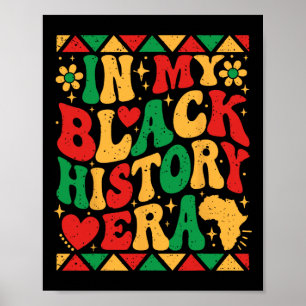 Poster Dans mon ère d'histoire noire Mois de l'histoire n