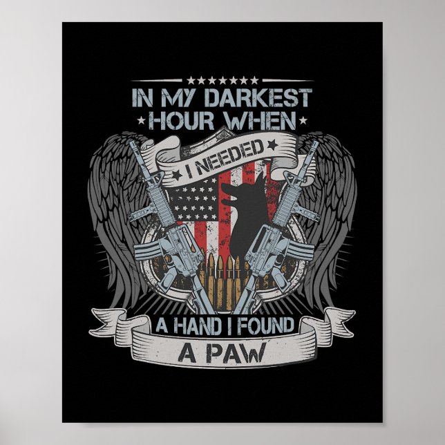 Poster Dans mon heure la plus sombre, j'avais besoin d'un (Devant)