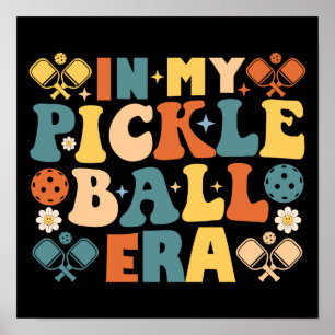 Poster Dans Mon Pickleball Era Retro Super