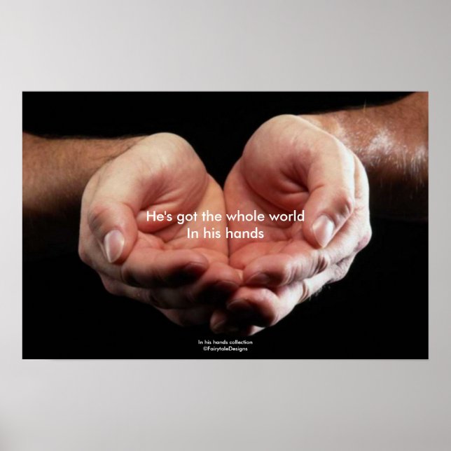 Poster dans ses mains (Devant)