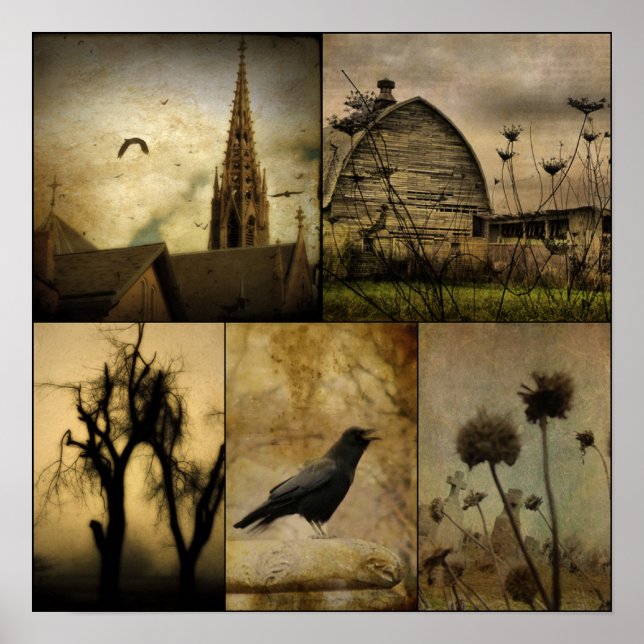 Poster Dans un monde gothique (Devant)