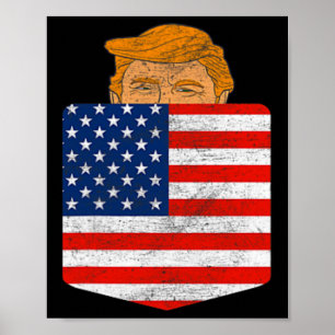 Poster Dans Votre Poche Élection Américaine Trump Pour 20